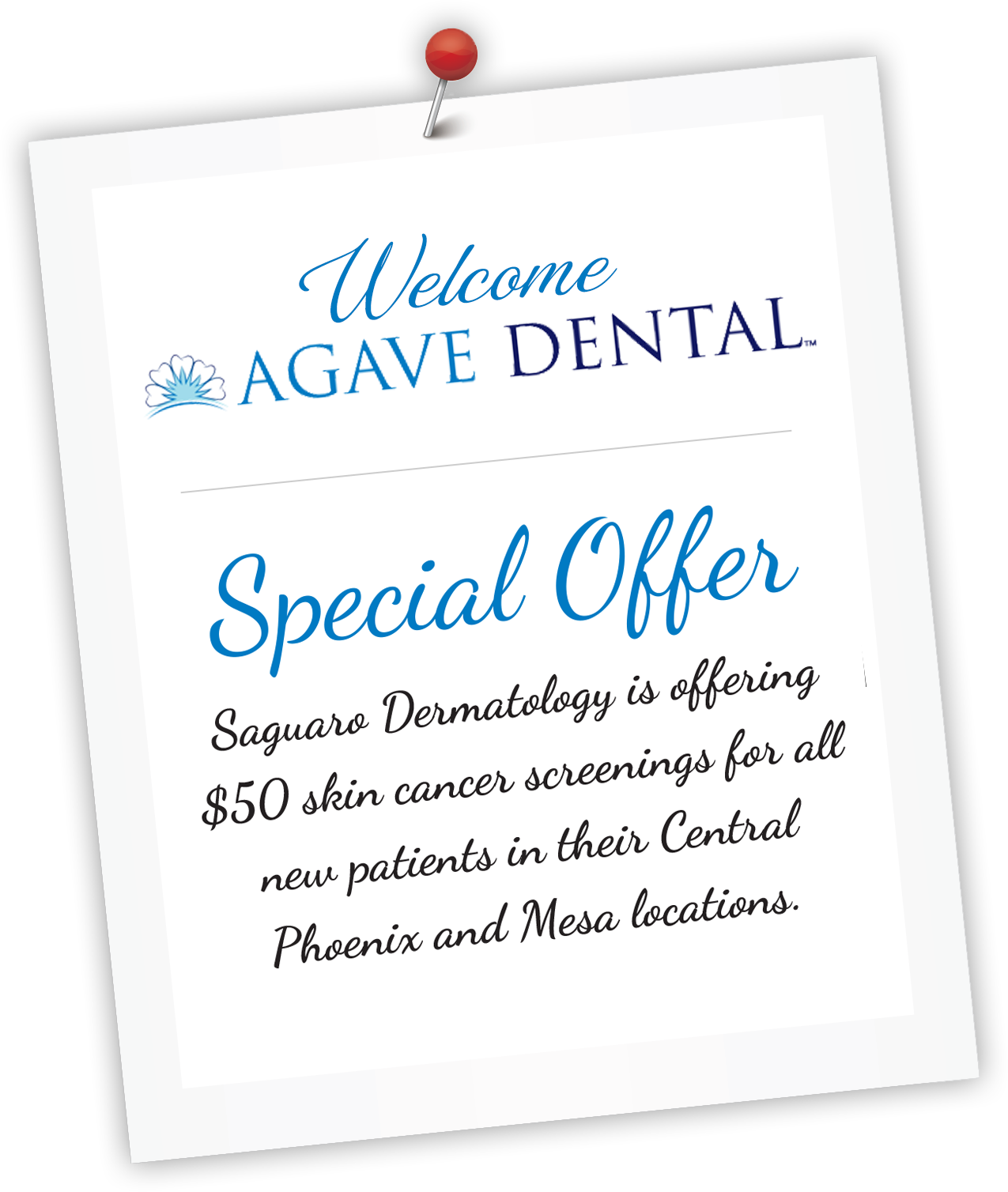 Agave Dental Special Offer