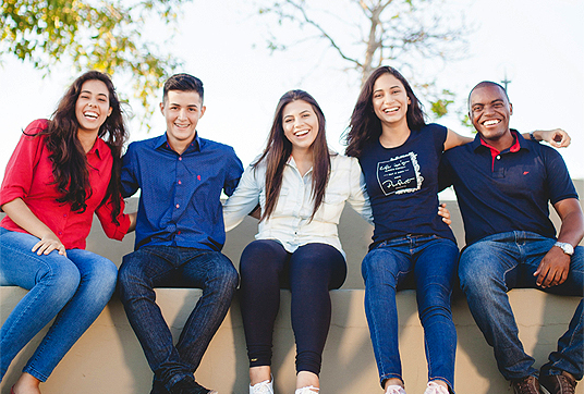 Saguaro Dermatology Monthly Membership Program Five people smiling about their experience at Saguaro Dermatology